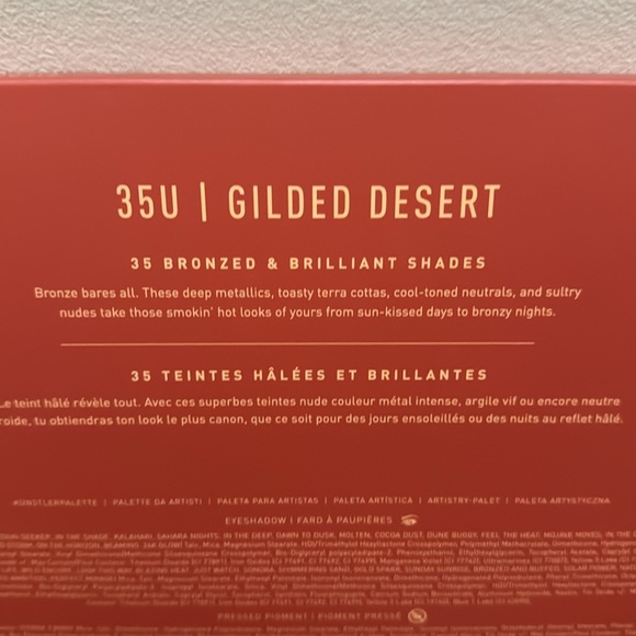 Morphe 35U Gilded Desert Artistry Palette Brand New - Picture 7 of 11